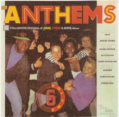 CD VARIOUS - Anthems Volume 6 CDMUS14 Street Sounds 1989 VK Dance & Electronica Gebruikt