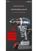 Compact Brushless Electric Drill - Rechargeable Lithium Power, Multi-Function Pistol Tool for Household Use