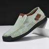 New Men's Handmade Leather Casual Comfortable Men's Leather Loafers Men's Flat Shoes Hot Selling Moccasins Big Size 39-48