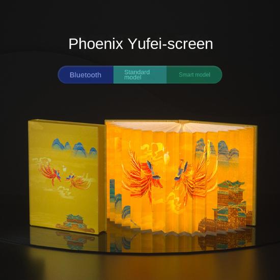 

Книжная лампа, креативный подарок, интеллектуальная Bluetooth-аудиозарядка, маленькая ночная лампа, светодиодная настольная лампа с атмосферой, складная книжная лампа Standard large edition