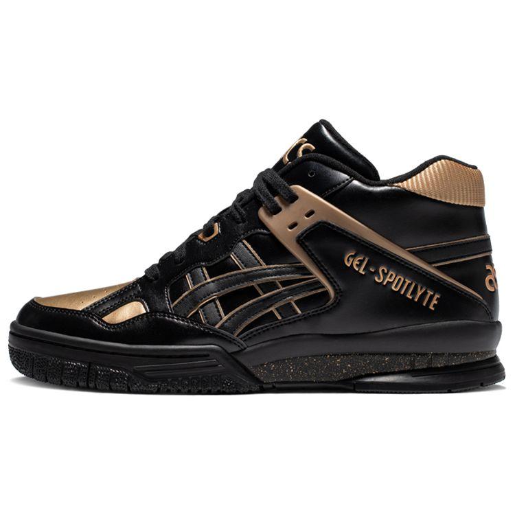 Баскетбольные кроссовки Asics Gel-Spotlyte Retro Mid Top Унисекс Кроссовки Черный Золотой 1203A178-001 43.5