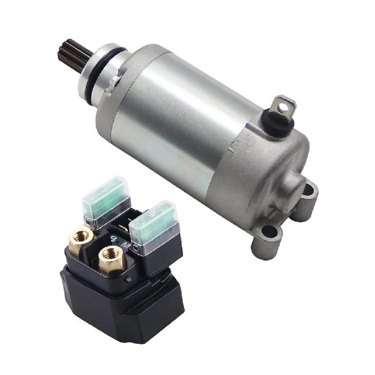 

5UM-81890-10-00 5TJ-81940-12-00 Starter Motor And Relay Set For Yamaha Offroad Scooter WR250F WR 250 2003-2013 Motos Accessories 2PCS SET