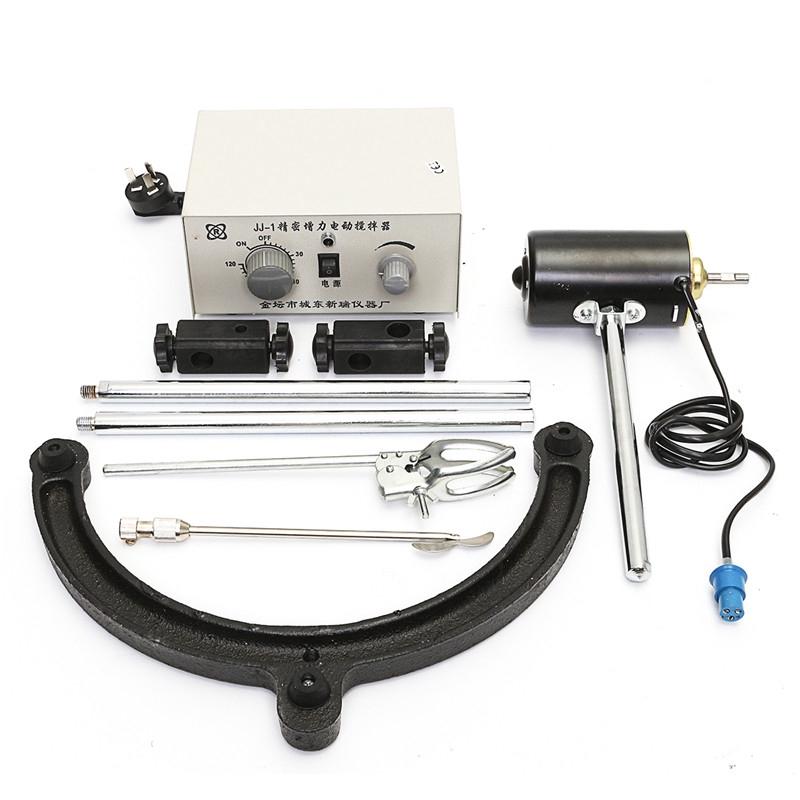 100W 3000rpm Overhead Stirrer Adjustable Churn Stir Machine Blenders Laboratory Stirrer Dual Control Mixer Electric Lab Mixer