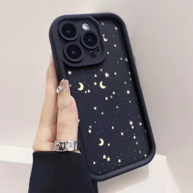 Stars Moon iPhone Case for 13 To 17 Pro Max - Japanese Korean Style