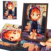 DIY Diamond Painting The Beautiful Little Fire Girl Cross Stitch Kit Mosaic Art Diamond Painting Full Circle Diamond Home Decoration