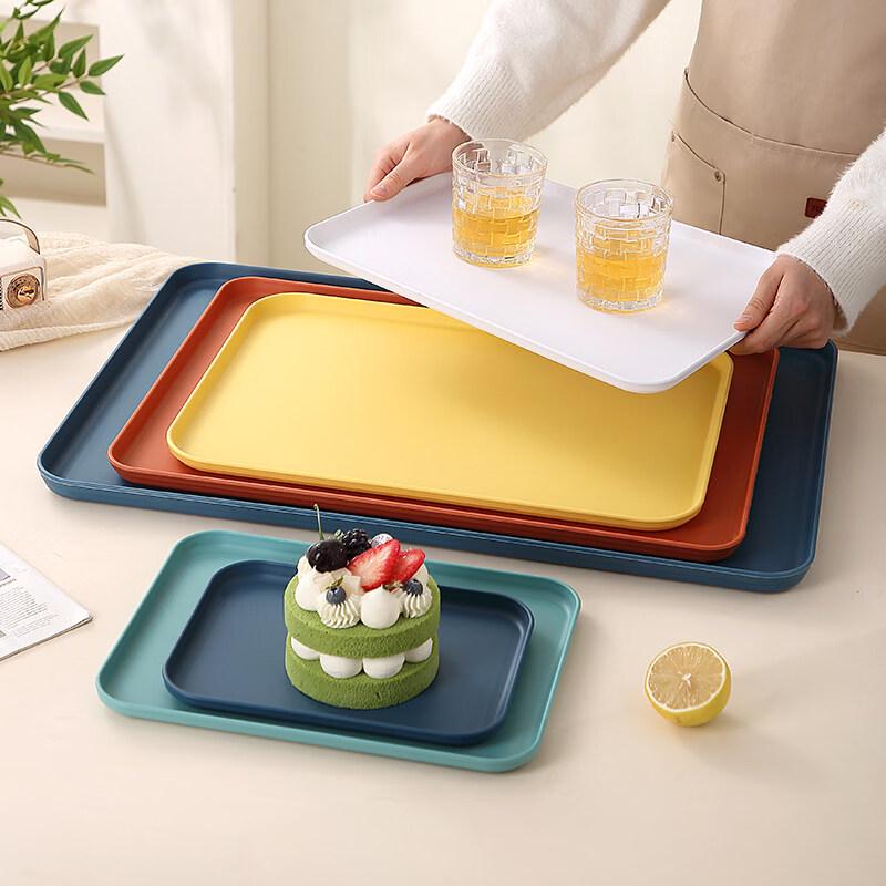 Large Rectangular Plastic Serving Tray