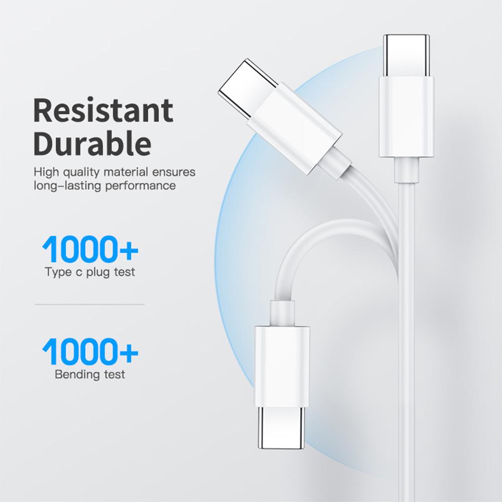 USB C Cable to USB C 60W Fast Charging Charger Cable,Supports Fast Charging For Devices Such as Apple 16 15,Xiaomi, Huawei,etc