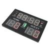 11 Position Basketball Scoreboard Battery Powered LED Digital Scoreboard for Multisports   Black