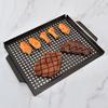 Large Capacity Barbecue Grill Pan Non-Stick Coated Grill Basket Grill Tool Grill Tray  Home Cooking