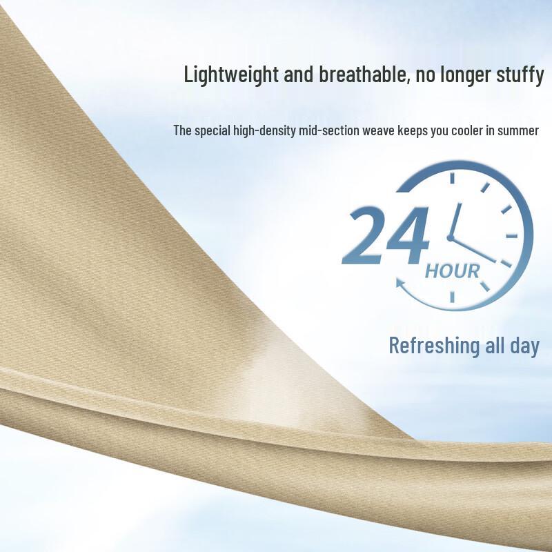 Futing Men's 100% Cotton Pleated Business Casual Trousers