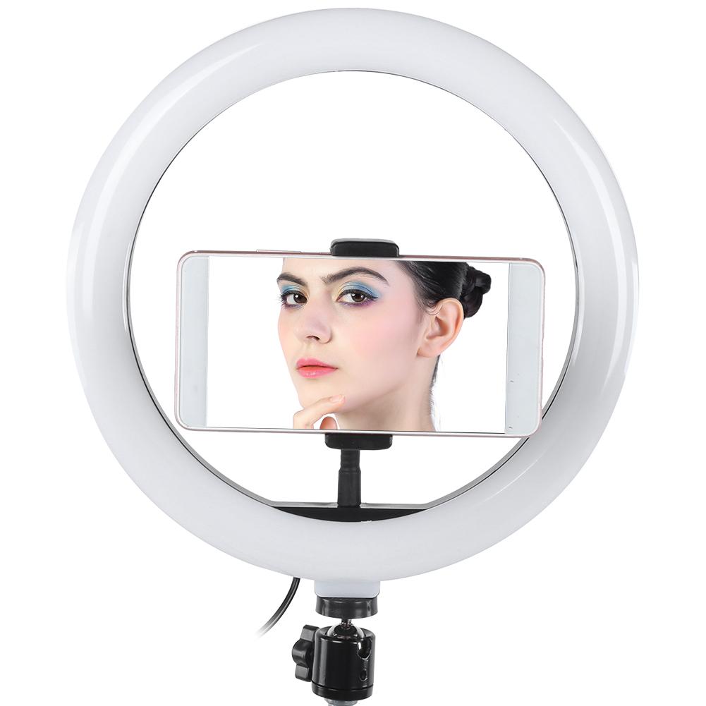 10Inch Ring Light RGB LED Dimming Video Studio Fill Light 3200‑6400K for Vlog Digital Camera