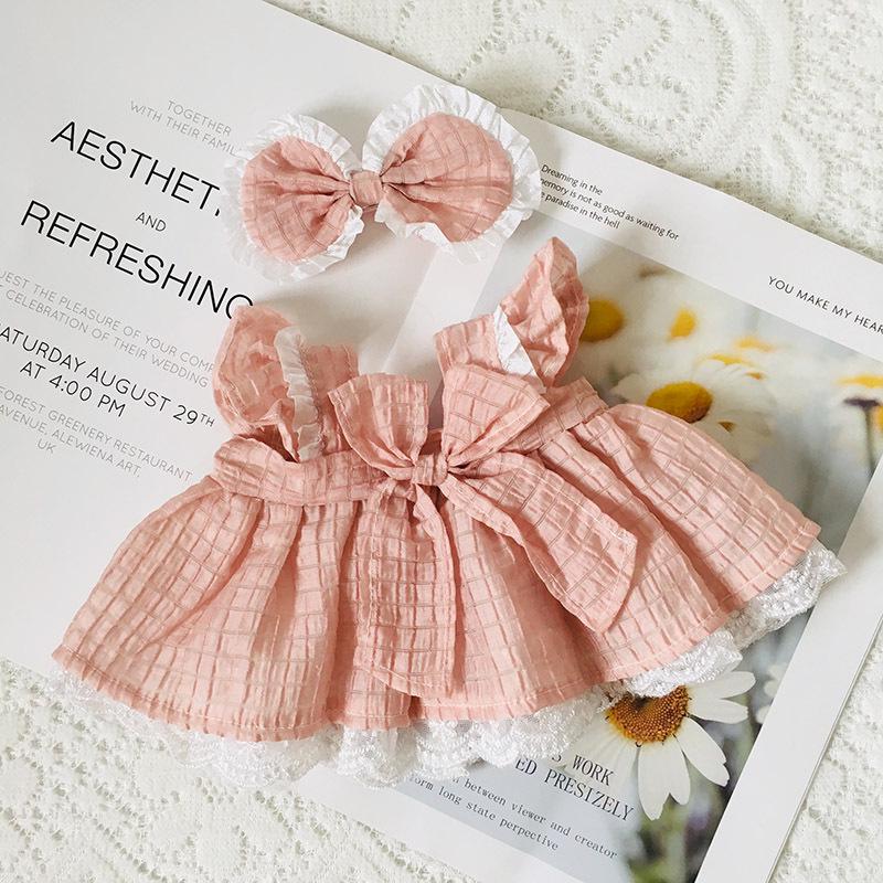 Medium 30cm Handmade Doll Clothes for Jointed Bear - S Size Belle Lulu Outfit Gift for Girls