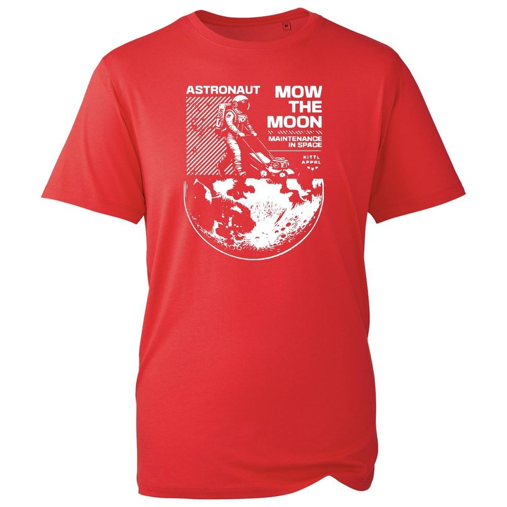 Astronaut Joke Mow The Moon TShirt Funny Space Humor Meme Graphic Unisex Tee S