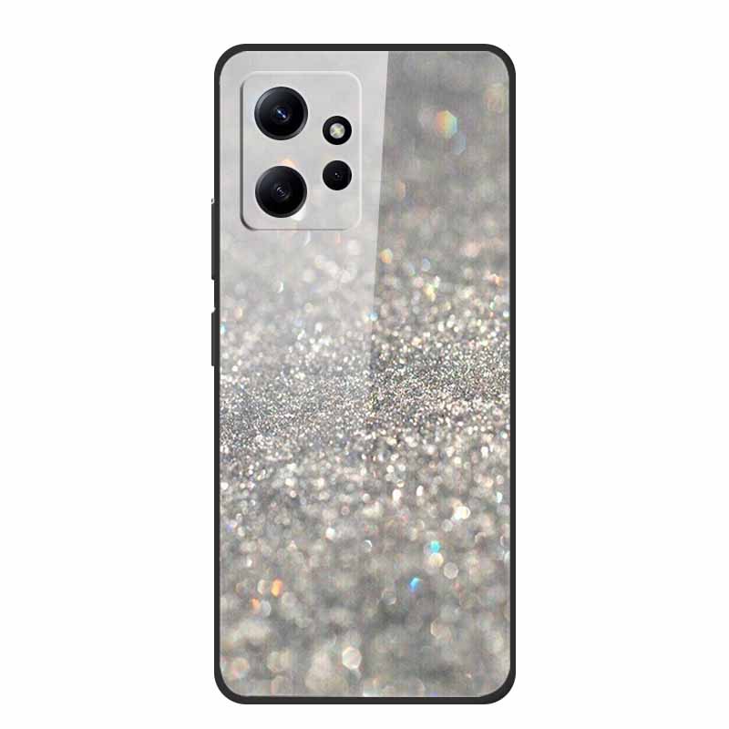 Marble For Redmi Note 12 4G Glass Case Tempered Back Cover Hard Cases For Xiaomi Redmi Note12 4G Protective Shell Colorful Capa