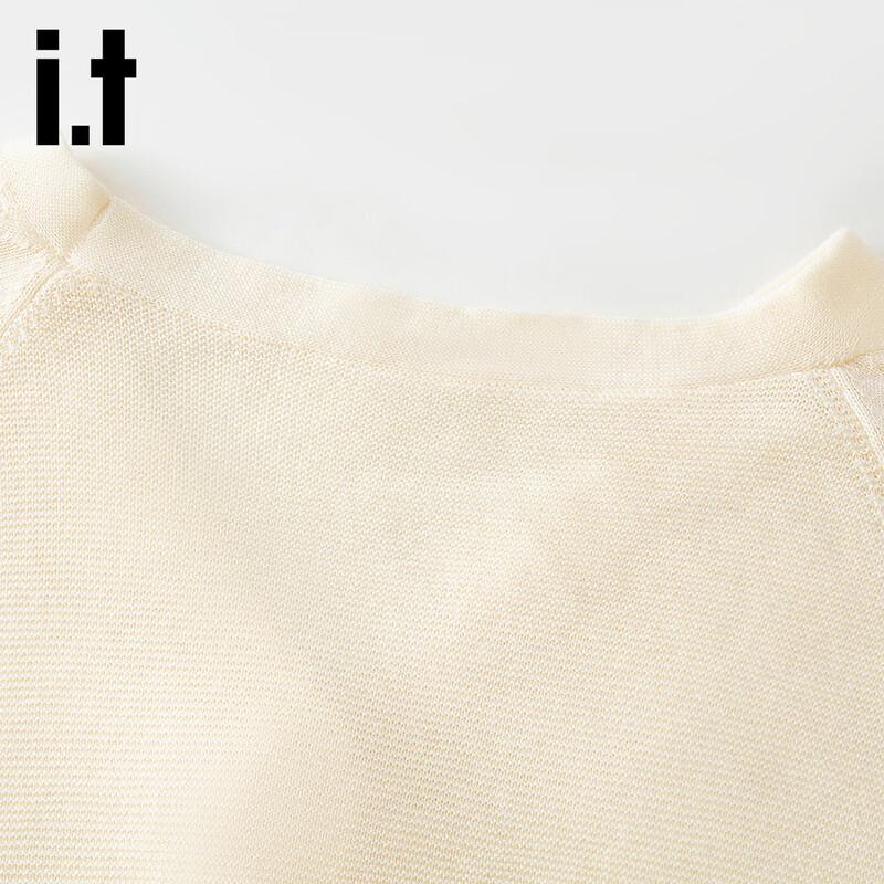 Izzue Women's V-Neck Fringe Knit Cardigan