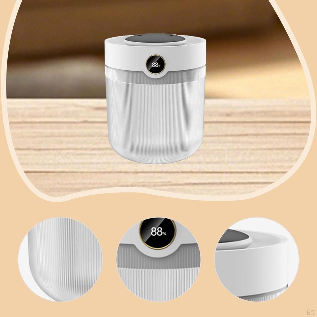 Air Humidifier Portable LED Humidity Display Colorful Night Light Desk for NightStand