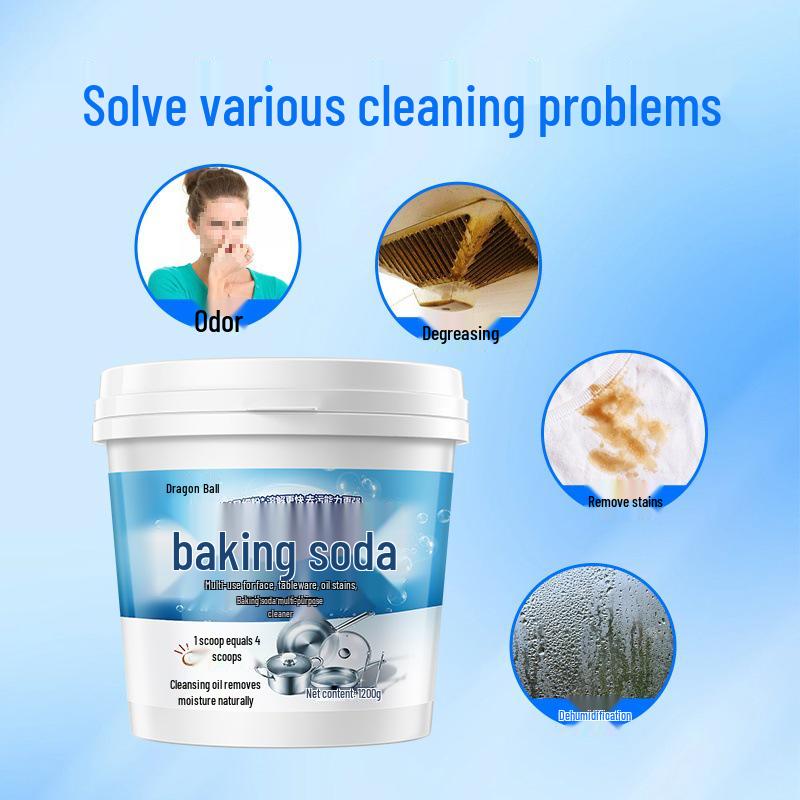 Multifunktionsreiniger: Backpulver Flecken- und Geruchsentferner für Küchen, Wäsche und Schuhe