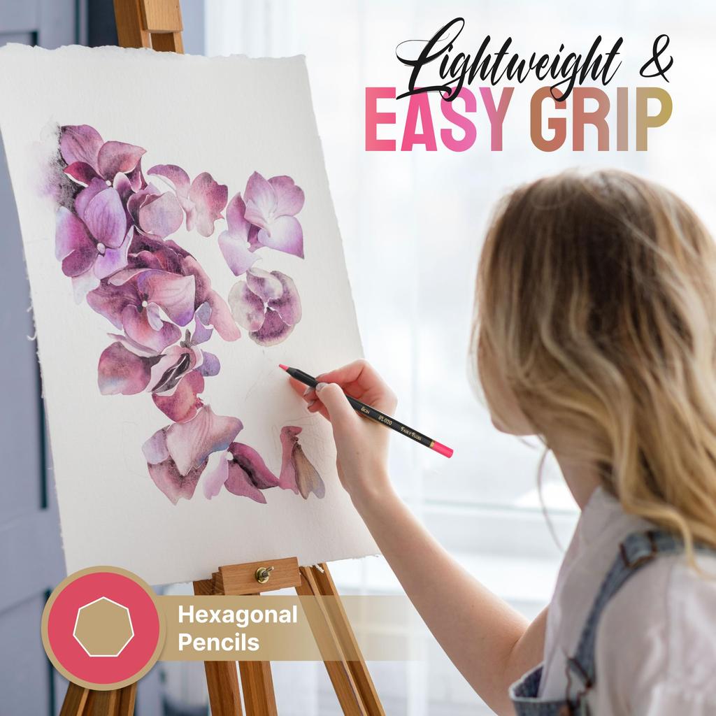 Light Tone Skin Colored Pencils for Adult Skin Tone Artist Colored Complete Color Light Fast Rating Portraits, Pencils, Range,