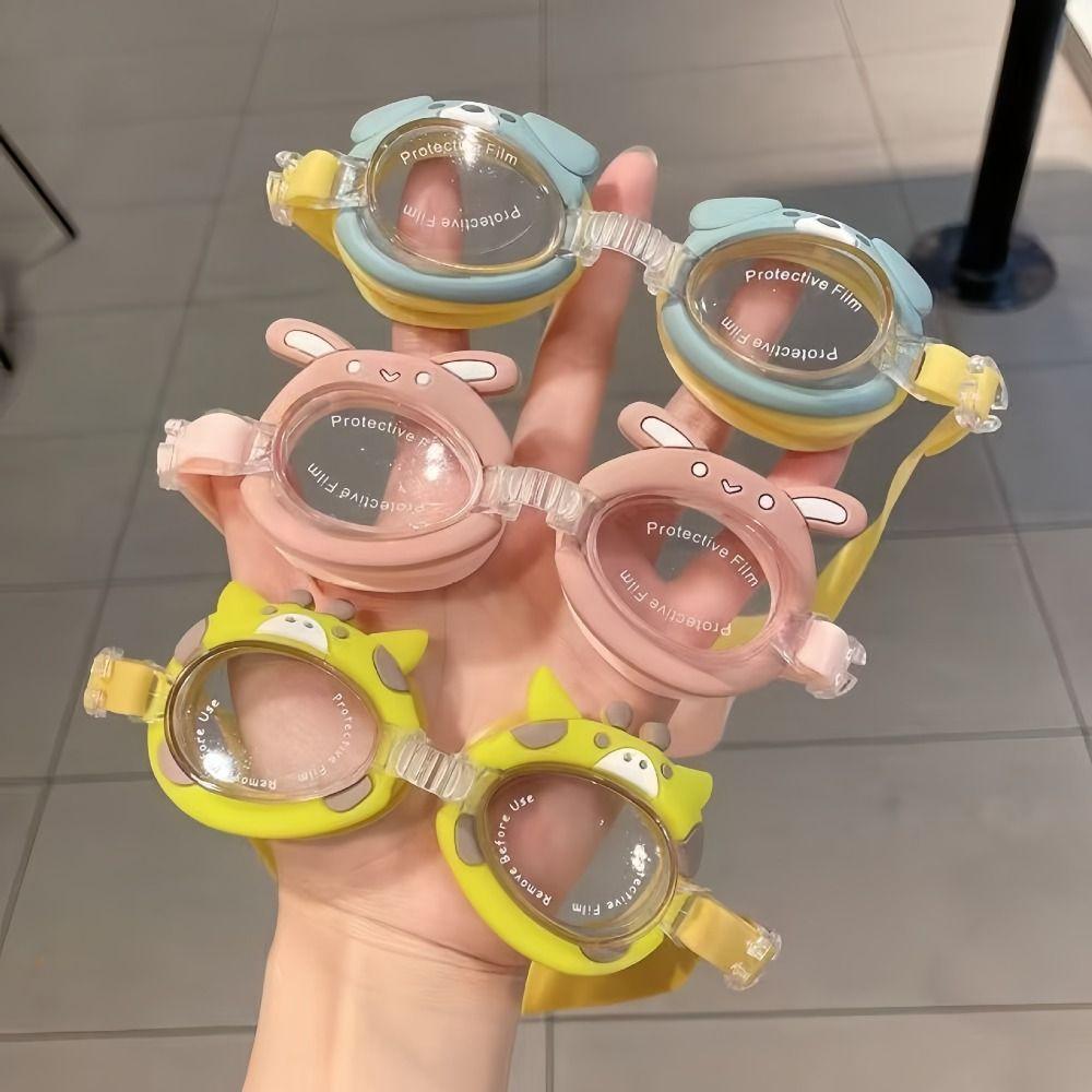 Cartoon Animal Kid Swimming Goggles Anti Little Bear Swimming Goggles Children's Swimwear