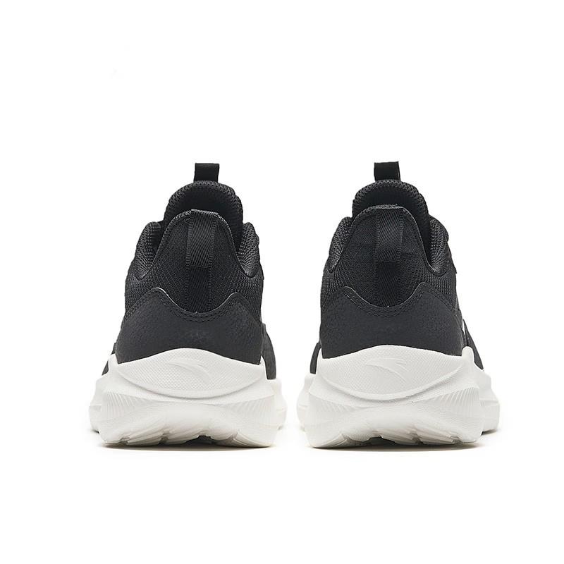 Anta Comfortable Shock Absorbing Non-Slip Breathable Rebound Low-Top Running Shoes Women Sneaker Black 922345512-4