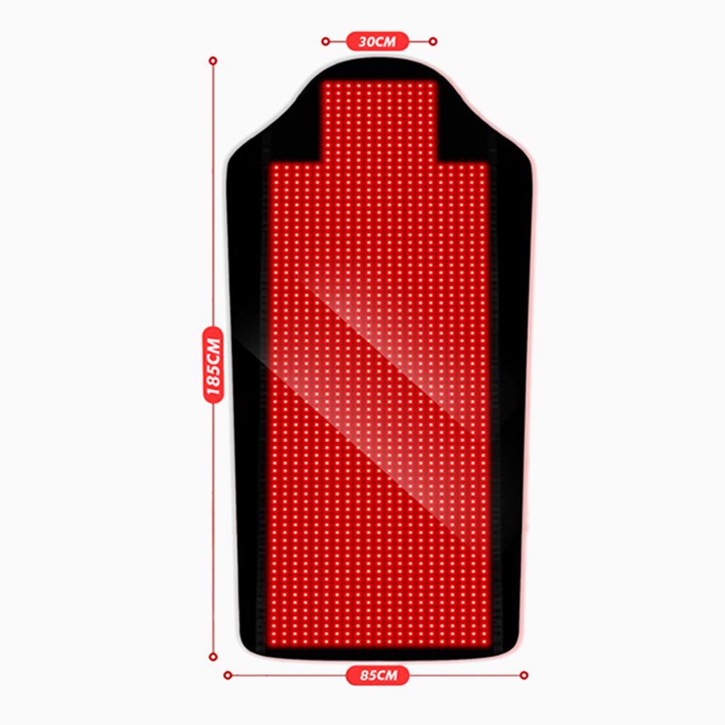 1444 LED Red Light Dual Wavelength Therapy Blanket Full Body Care Hot Compress Infrared Heating Pad