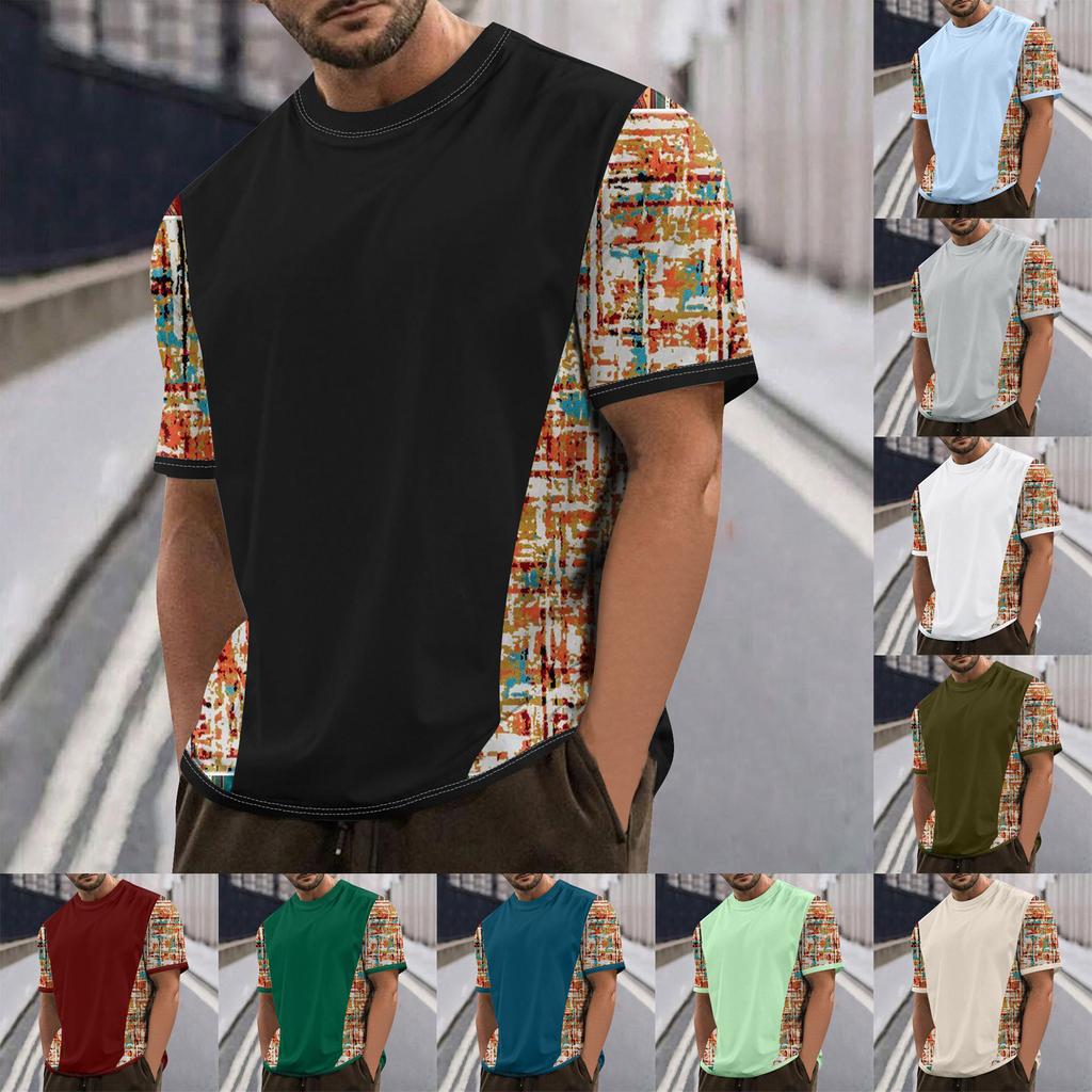 Men's  T-shirt T-shirts Graphic Text Pool3D Printing Street Casual Short Sleeve Printed Clothing Basic