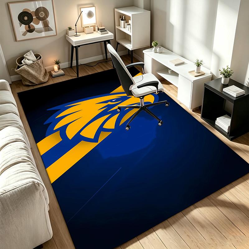 West Coast Eagles A Rug Suitable for Office Chair Areas Living Rooms and Computer Desks Perfect for Home Offices and an Ideal Holiday Gift