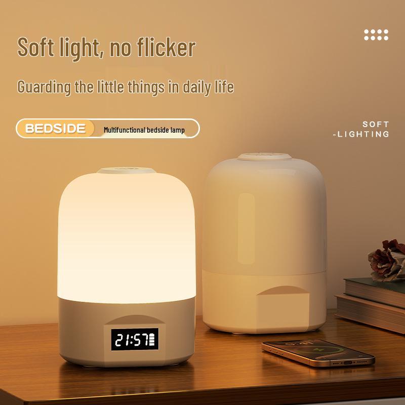 Rechargeable Stepless Dimming LED Night Light for Eye Protection - Popular Bedside Lamp