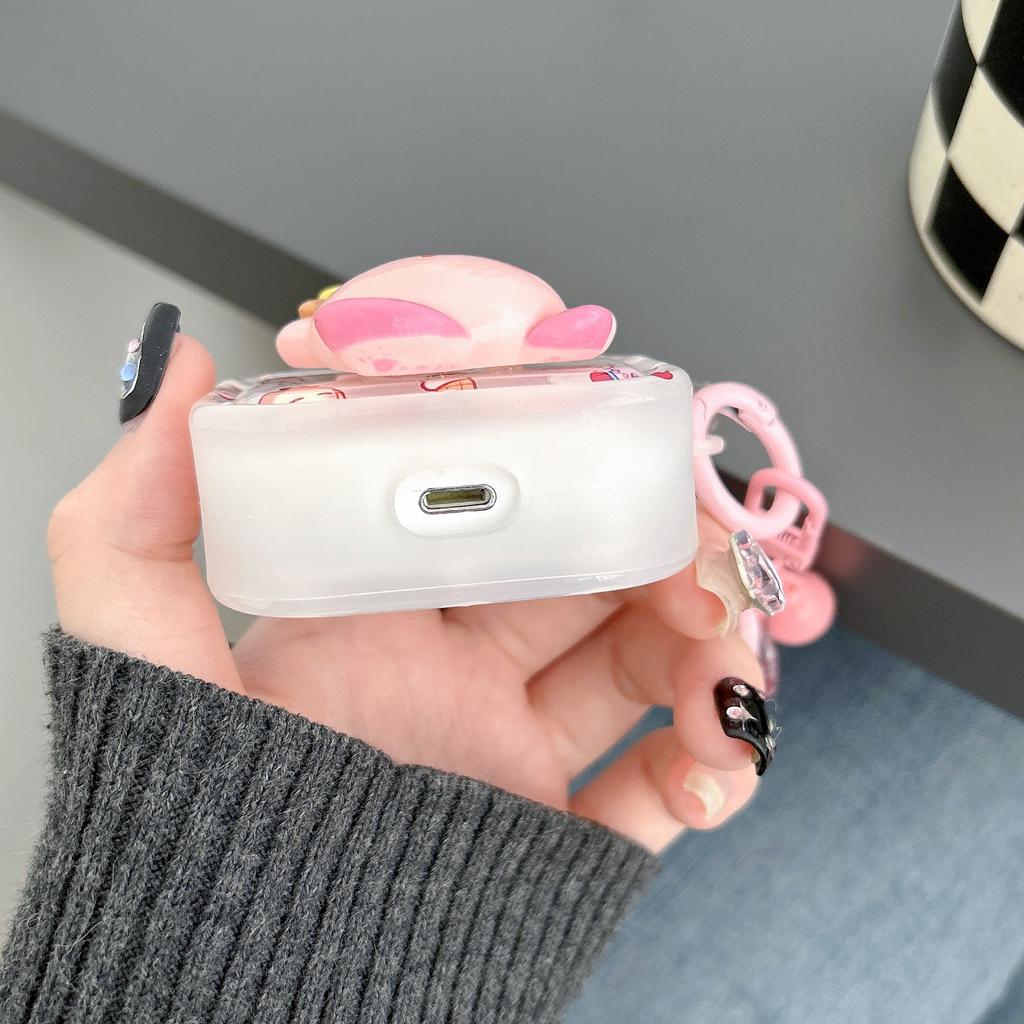 Japan and Korea cartoon AirPods 1 protective case pro1 apple bluetooth 1/1 generation earphone case star pendant