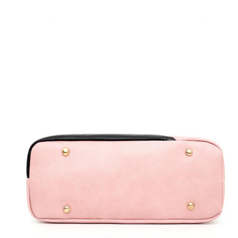 IELGY Damentasche, modische Nähte, vierteiliger Stil, große Handtasche, Umhängetasche