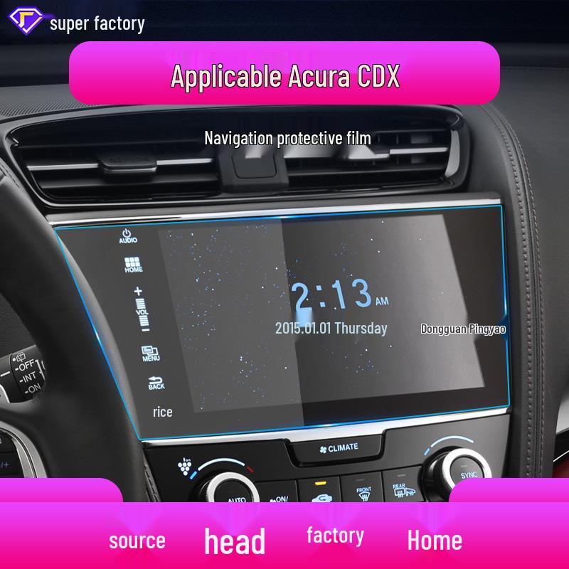 

2022 Acura CDX/RDX Navigation Tempered Glass Screen Protector, Anti-Blue Light Car Accessory Soft Film