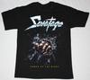 Camiseta de Algodão Unisex Inspirada em Savatage - Power of the Night Album Todos os Tamanhos