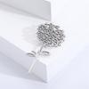 Fashionable Sophisticated Dandelions Lapel Pin with Dripping Oil Designs Contrast Accessory for Party Supplies Costumes
