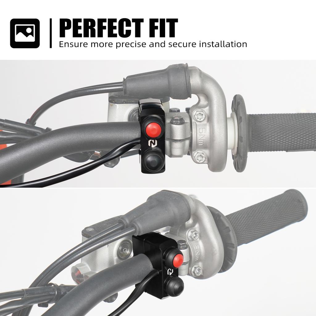NICECNC For KTM EXC 300 2024-2025 EXC 250 EXCF 350 XCW 300 Start Kill Stop Switch Button SX 125 SXF 250 SXF 450 XC XCF 2023-2025