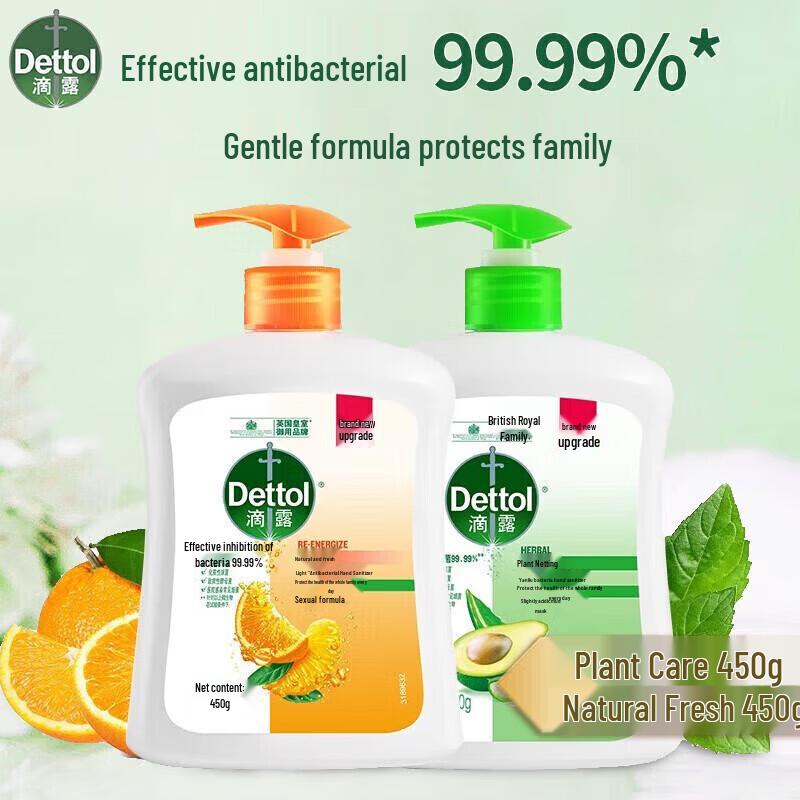Dettol Antiseptic Hand Wash Twin Pack