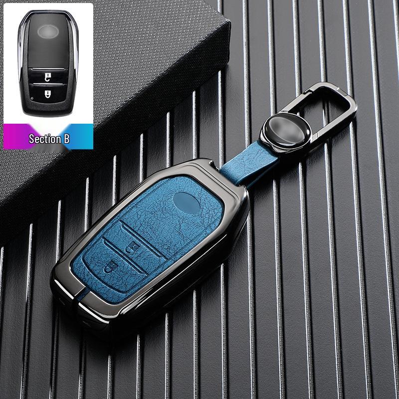 Toyota Prado Key Cover for 2015-2024 Models: Metal Buckle Shell