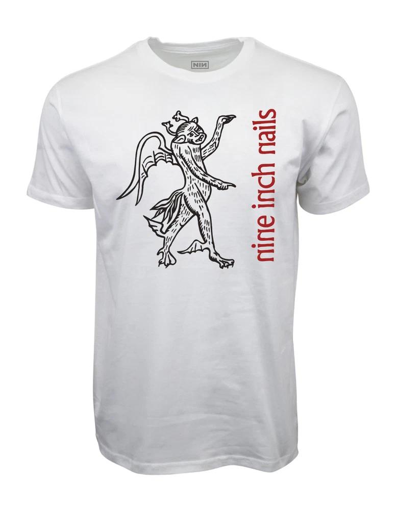Nine Inch Nails Graphic T Shirt White S