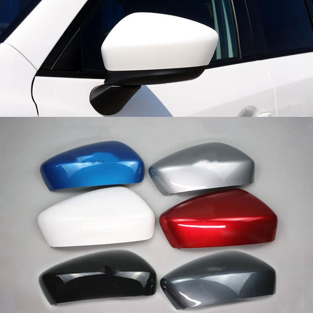 Side Mirror Cover: 2012-2014 Mazda CX5 CX-5 White Right Door Mirror Cap - Replacement Housing Easy Install for Mazda CX5 CX-5 Owner,White Right