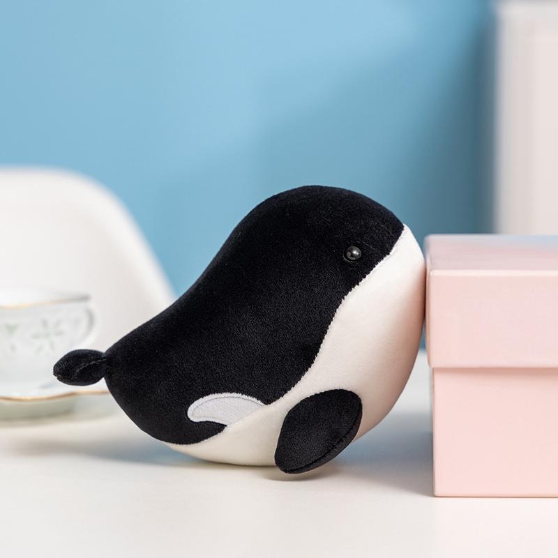 Cartoon Blue Whale Moby-Dick Killer Whale Plush Toys Soft Stuffed Sea Animals Pillow Lovely Fish Dolphin Doll Birthday Gift