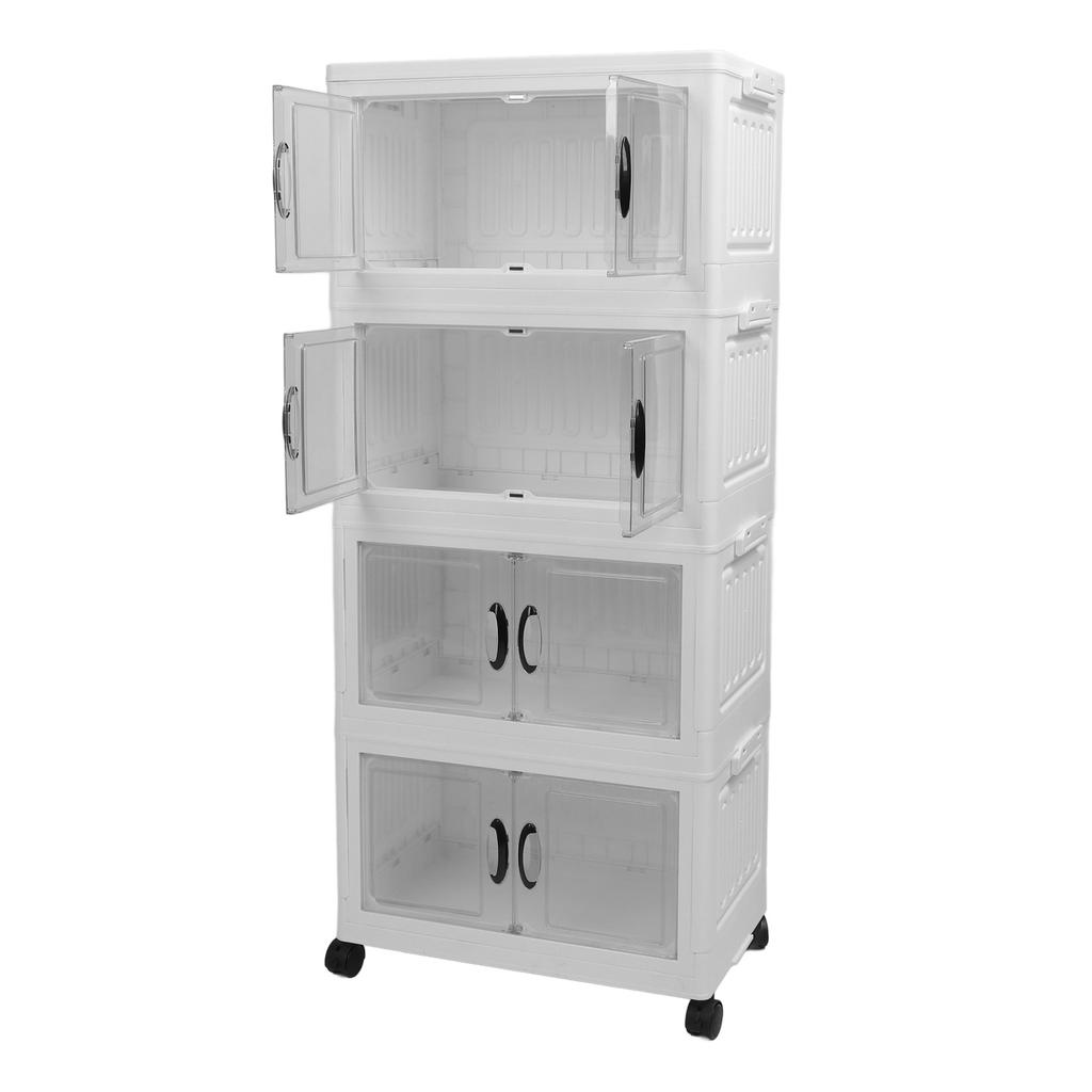 Dulap de depozitare pliabil cu roata Carucior pliabil pentru containere stivuitoare Organizator pt