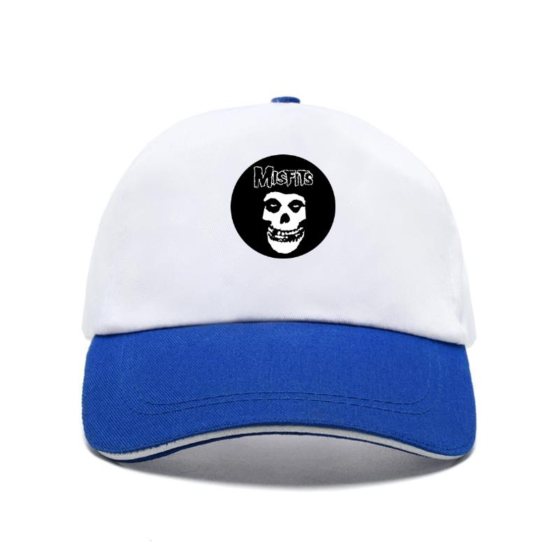 new Unisex's hip-hop punk skull misfits Baseball Cap Fashion brand Rock hip-hop cap punk band hat snapback