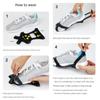 10-Pin Urban Spike Crampons Anti-Slip Grip On Snow and Ice (1 Pair)