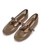 Forever21 Mesh Buckle Mary Jane Flat Shoes (Ftdbfw008)