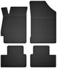 Rubber Car Mats, Set of 4, Universal For: Hyundai Coupe II GK Coupe (2001-2008)