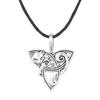 Collier pendentif renard viking Mode Rétro Cordon de cuir Chaîne de pull Bijoux Pour Hommes et Femmes