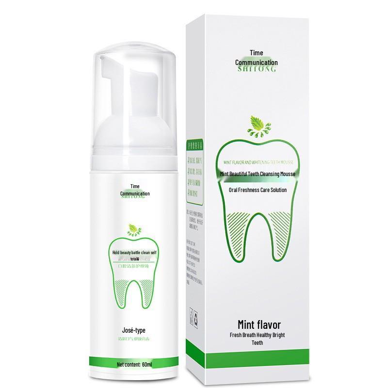 Lemon Mint Baking Soda Toothpaste Mousse, 60ml
