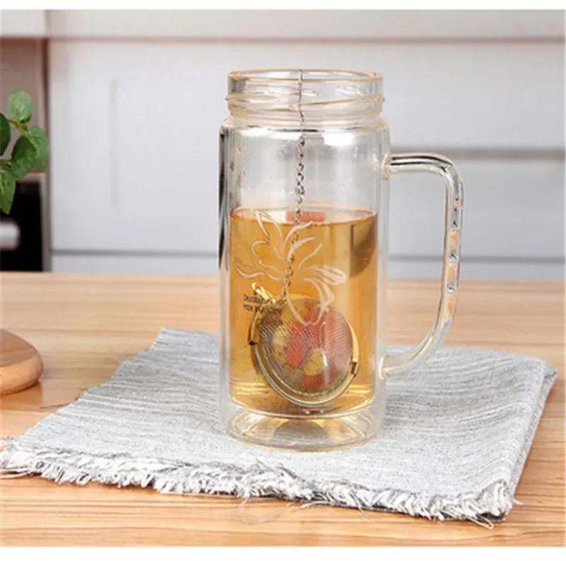 Stainless Steel Tea Infuser Teapot Tray Spice Tea Strainer Herbal Filter Teaware Accessories Kitchen Tools Tea Infuser Tea