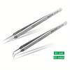 RT-14A RT-14SA High Hardness Maintenance Tweezers Anti-Static Straight Curved Phone CPU IC Repair Clips Hand Tool