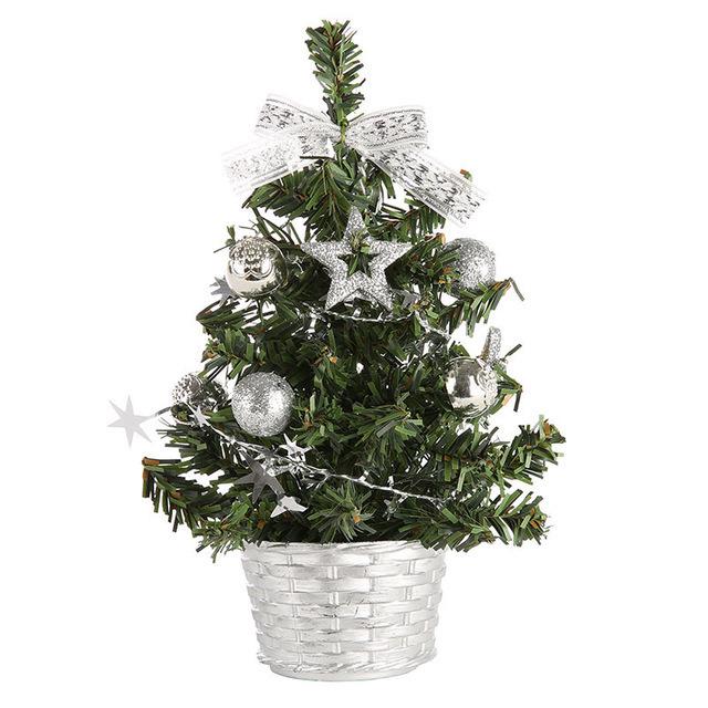 20CM Artificial Christmas Tree Ornaments - Family Gifts & Desktop Decorations