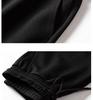 Women's Plus Velvet Wide-Leg Pants: Autumn/Winter Cotton Drape, Thick, Straight-Leg for Middle-Aged & Elderly